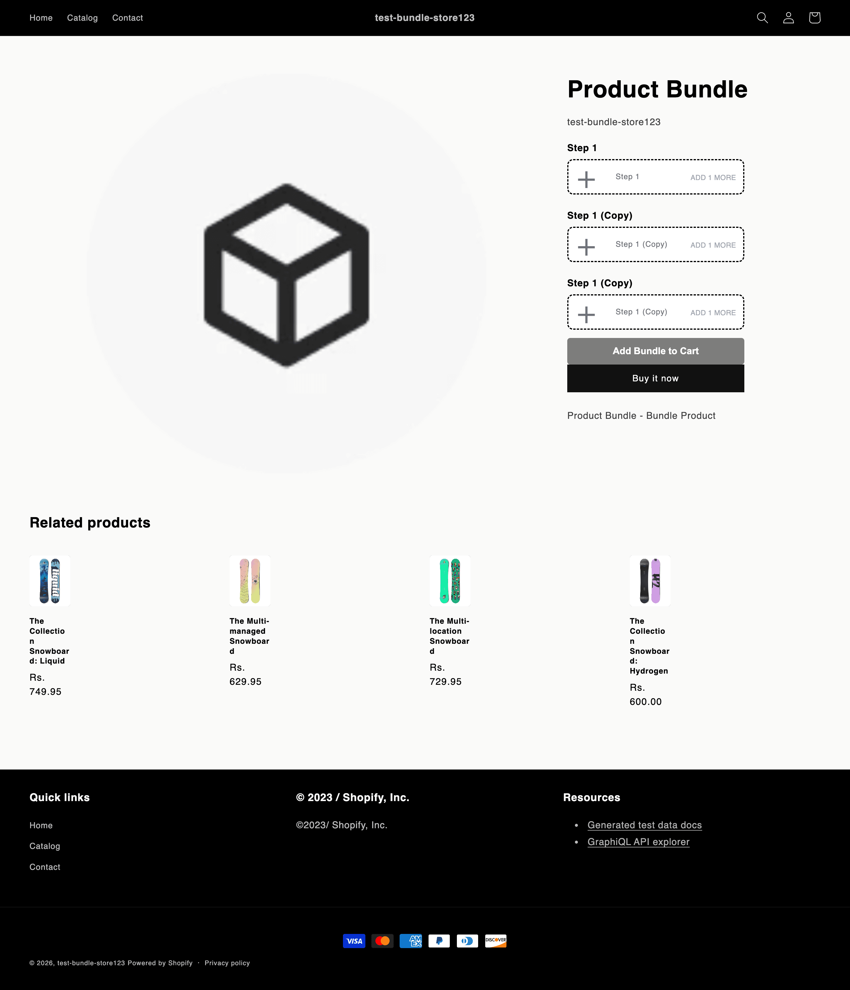 Product-Page bundle at Plus scale